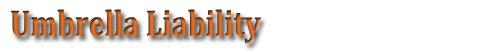 Umbrella Liability